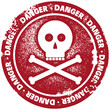 Vector: Danger Warning Stamp Danger Warning Stamp
