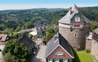 Burganlage im Mittelgebirge