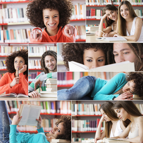 Photo: Education: students collage Education: students collage