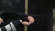 HD - Shot with a shotgun