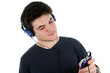 Mann mit Smartphone