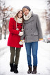 Winter couple