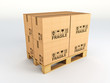 Illustration: 3d pallets 3d pallets
