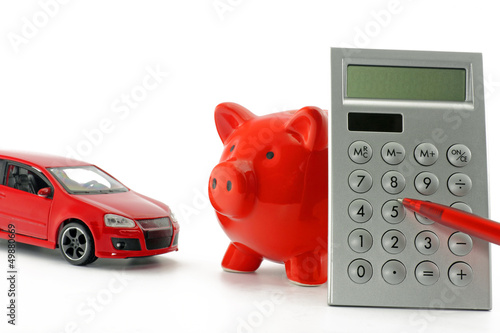 Photo: taschenrechner mit auto taschenrechner mit auto