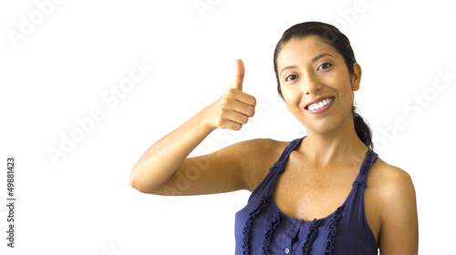 Photo: Giving Thumbs Up Giving Thumbs Up
