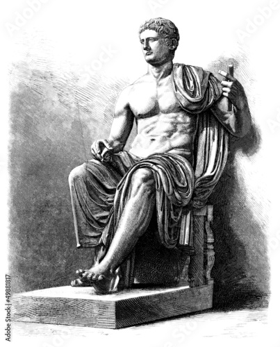 Illustration: Statue : Emperor - Ancient Rome Statue : Emperor - Ancient Rome