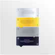 Minimalistic vector template. Modern design vector labels.