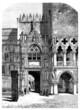 Illustration: Venice : Duke's Palace - Entrance - 14th century Venice : Duke's Palace - Entrance - 14th century