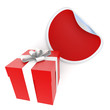 Photo: Present and sticker Present and sticker