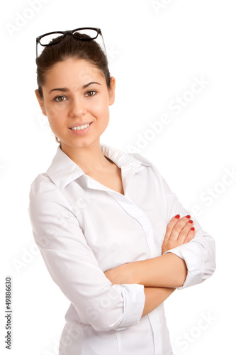 Photo: Portrait of a pretty young businesswoman Portrait of a pretty young businesswoman