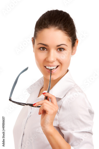 Photo: Portrait of a pretty young businesswoman Portrait of a pretty young businesswoman