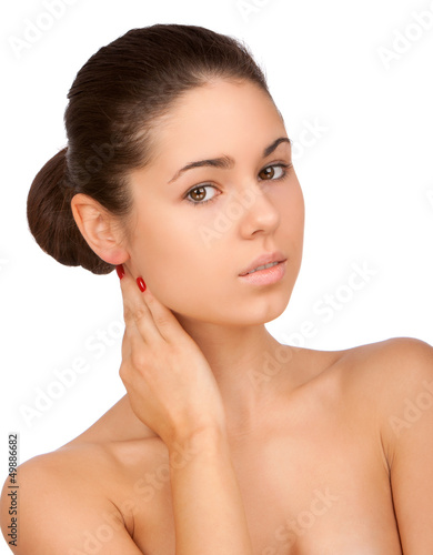 Photo: Portrait of beautiful woman Portrait of beautiful woman