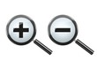 lupe magnifying glass vector