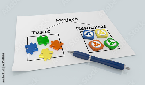 Illustration: project management project management