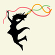 Dancing free Woman