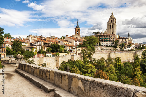 Photo: Segovia cathedral, Castilla y Leon, Spain Segovia cathedral, Castilla y Leon, Spain