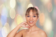 Portrait of beautiful female model