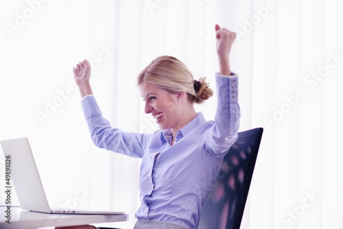 Photo: business woman at office business woman at office