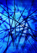 modern art blue