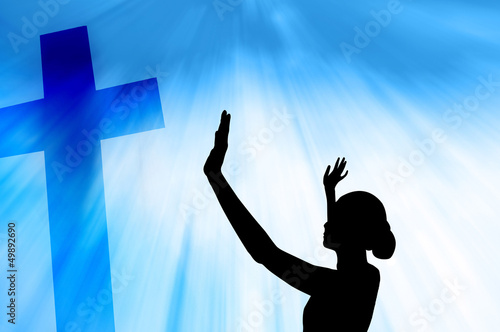 Illustration: Praise the lord Praise the lord