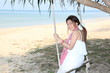lady on Chaolao Beach