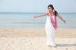 lady on Chaolao Beach