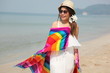lady on Chaolao Beach