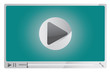 Minimalistic skin of media player