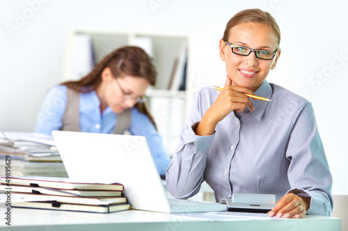 Photo: Happy office worker Happy office worker