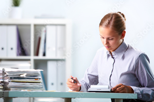 Photo: Accountant at work Accountant at work