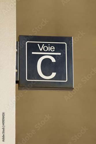Photo: Close-up o a signboard, Paris,France Close-up o a signboard, Paris,France