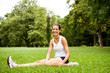 Happy sport woman outdoor