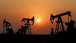 Video: working oil pumps silhouette against timelapse sunset working oil pumps silhouette against timelapse sunset
