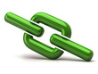 Illustration: Green chain icon Green chain icon