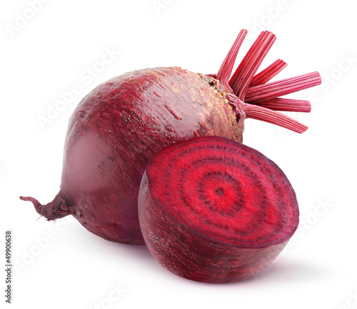 Photo: Fresh beetroot isolated on white Fresh beetroot isolated on white