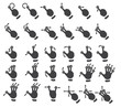 Vector set of multitouch gestures