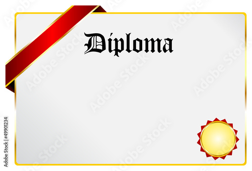 Vector: Diploma Diploma