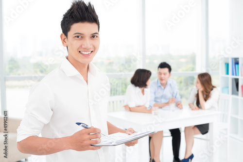 Photo: Lucky businessman Lucky businessman
