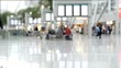 blurred passengers