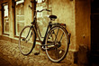 Photo: Classic vintage retro city bicycle in Copenhagen, Denmark Classic vintage retro city bicycle in Copenhagen, Denmark