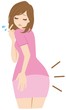 大きいお尻に悩む女性