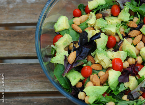 Photo: Mixed green salad Mixed green salad