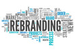 Word Cloud "Rebranding"