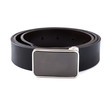 Black leather belt