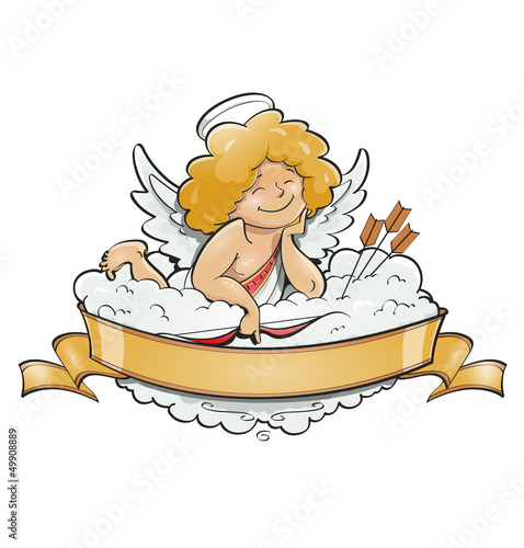Vector: love angel cupid for valentine's day vector illustration love angel cupid for valentine's day vector illustration