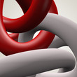 Torus Knot background.Gordian Knot