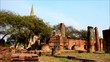 Pagoda in the temple of Ayuthaya