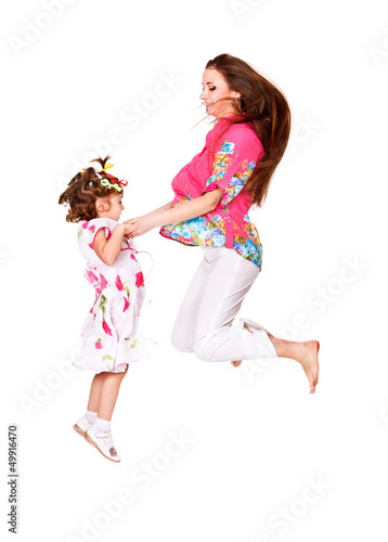 Photo: Cheerful jump Cheerful jump