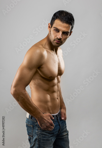 Photo: Handsome Male Model Portrait Handsome Male Model Portrait