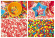 molds and colorfull candy